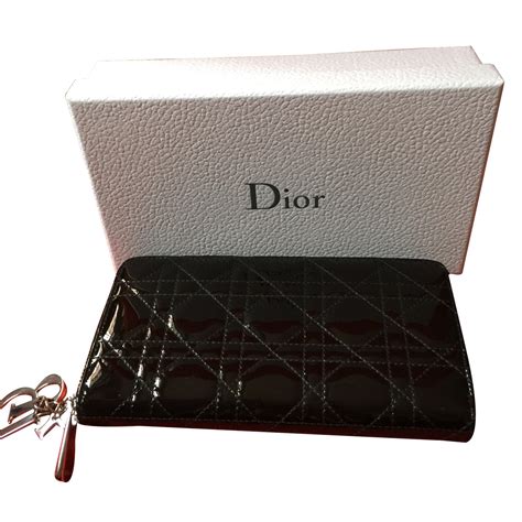 porte monnaie lady dior|portefeuille femme dior.